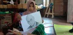 Mimpi Rohani, pelukis disabilitas, berharap karyanya `Go Internasional` 